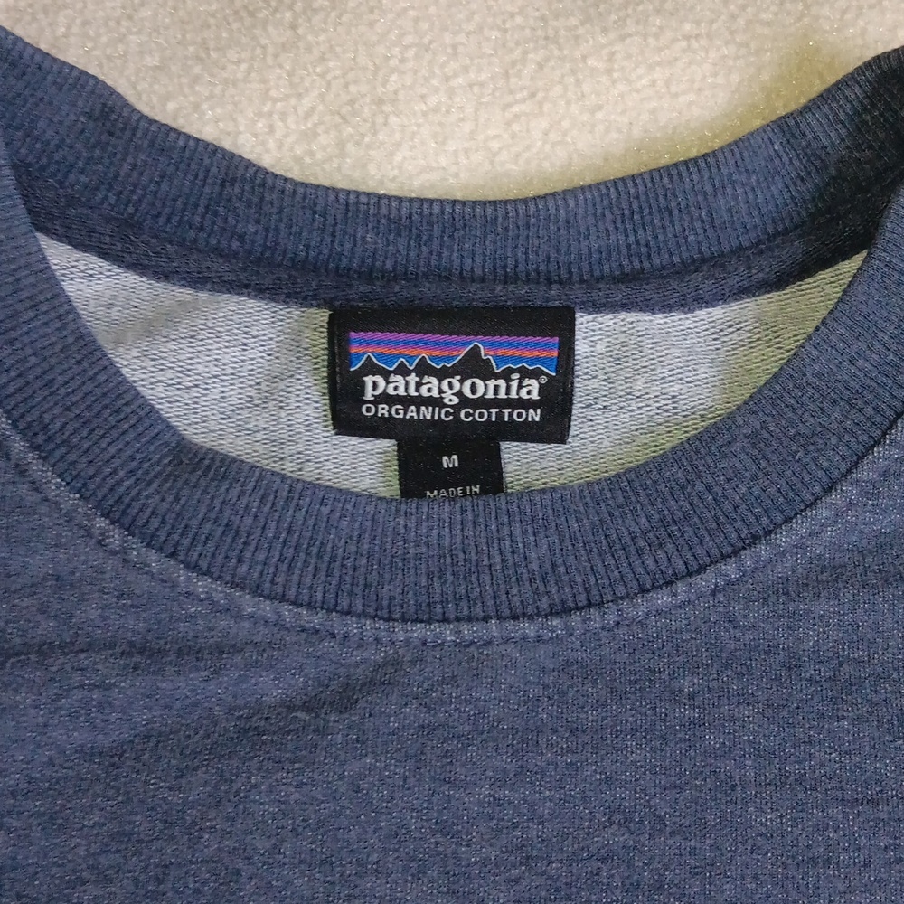 Mens Patagonia Flying Fish Organic Cotton Midweight Crew Sweatshirt - Picture 3 of 5